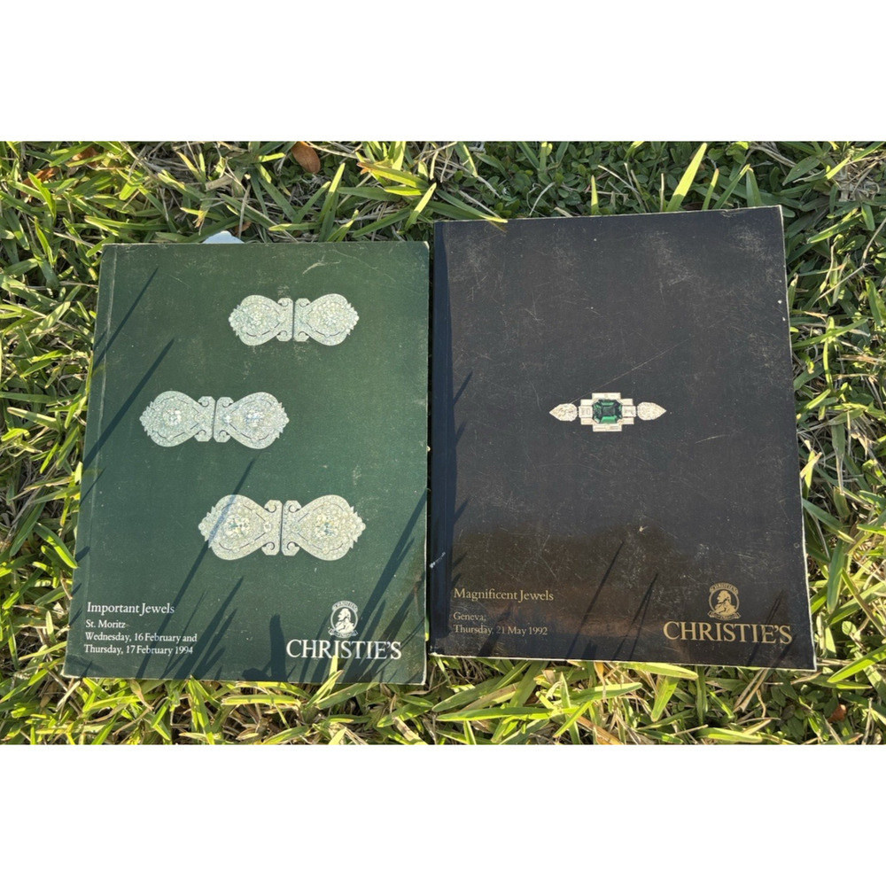 Vtg CHRISTIE'S MAGNIFICENT JEWELS Geneva 1992 St. Moritz 1994 AUCTION CATALOGUE